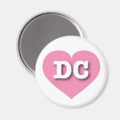 DCピンクハート- I love DC マグネット (正面/裏面)