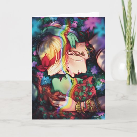 DCプライドハーレークイン&ポイズンアイビー漫画カバー カード (正面)