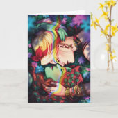 DCプライドハーレークイン&ポイズンアイビー漫画カバー カード (黄色い花)