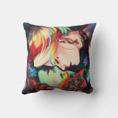 DCプライドハーレークイン&ポイズンアイビー漫画カバー クッション (裏面)