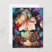 DCプライドハーレークイン&ポイズンアイビー漫画カバー ポストカード (正面/裏面)