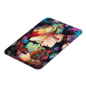 DCプライドハーレークイン&ポイズンアイビー漫画カバー マグネット (左側)