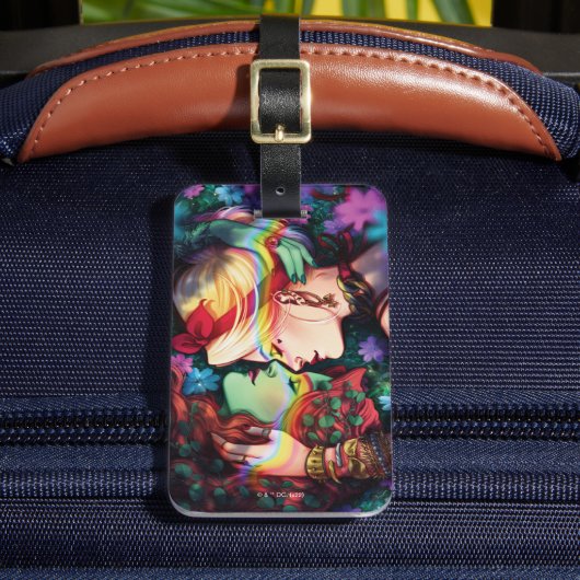 DCプライドハーレークイン&ポイズンアイビー漫画カバー ラゲッジタグ (正面インサイチュ2)