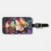 DCプライドハーレークイン&ポイズンアイビー漫画カバー ラゲッジタグ (正面横)