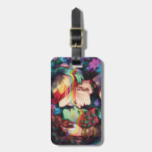 DCプライドハーレークイン&ポイズンアイビー漫画カバー ラゲッジタグ (正面縦)