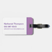 DCプライドハーレークイン&ポイズンアイビー漫画カバー ラゲッジタグ (裏面横)