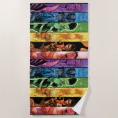 DCプライド漫画カバー2022 ビーチタオル (正面)