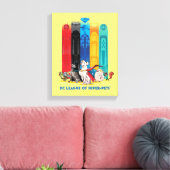 DCペットすごいズ・メトロポリス・タワーズ キャンバスプリント (インサイチュ (リビング))