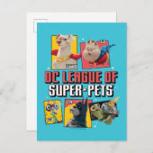 DCペットすごい連盟キャラクターパネル ポストカード (正面/裏面)