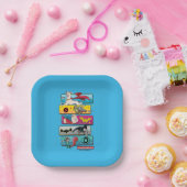 DCペットすごい連盟パネル ペーパープレート (パーティー)