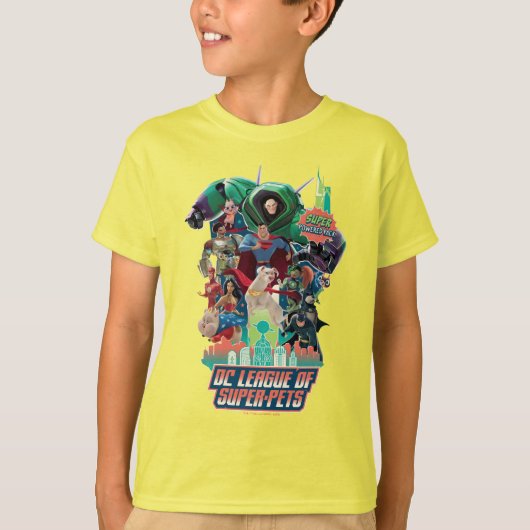 DCペットすごい連盟メトロポリス戦 Tシャツ (正面)