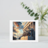 DCリンカーン記念堂 ポストカード (スタンド正面)