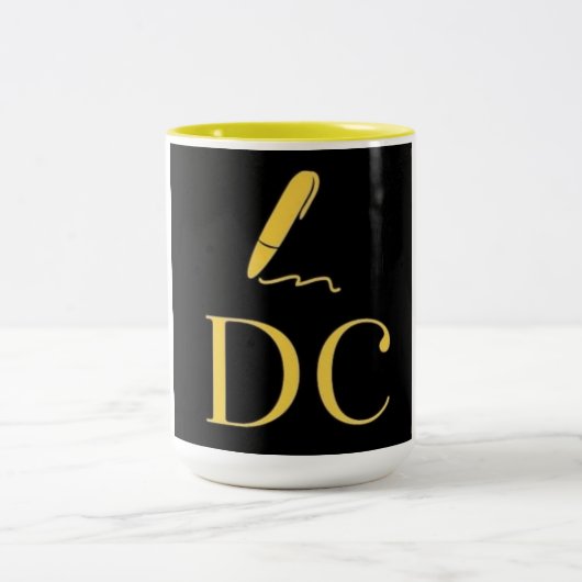 DCローンの署名エージェントとマグ ツートーンマグカップ (中央)