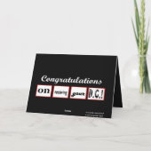 DC度 – 名前をカスタムする祝い –  カード (裏面)