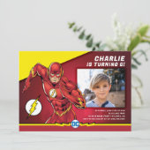 DC漫画 |フラッシュフォト誕生日 招待状 (スタンド正面)