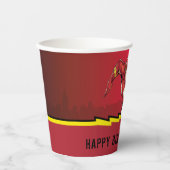 DC漫画 |フラッシュ誕生日 紙コップ (正面)