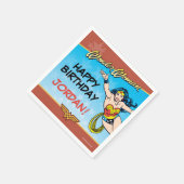 DC漫画 |女性疑問に思誕生日 スタンダードカクテルナプキン (角)