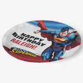 DC漫画 |男すごい子 – 誕生日 ペーパープレート (アングル)