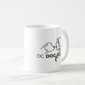 DC犬のお母さんのマグ2 コーヒーマグカップ (正面右)