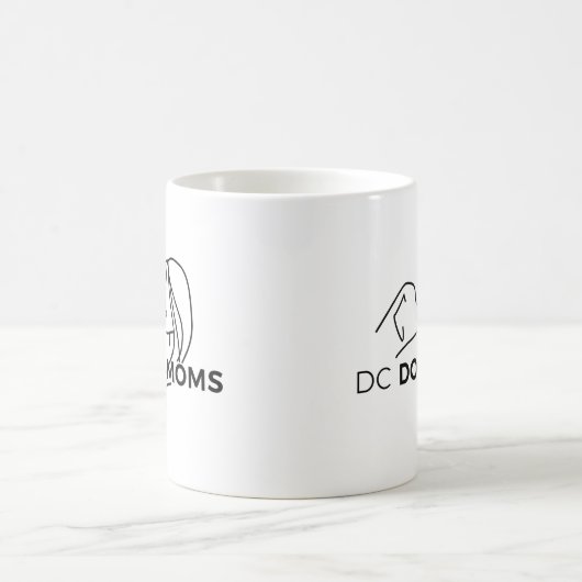 DC犬のお母さんのマグ2 コーヒーマグカップ (中央)