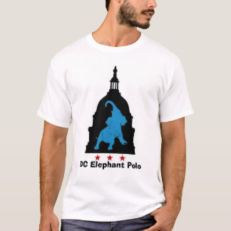 DC象のポロのチーム Tシャツ