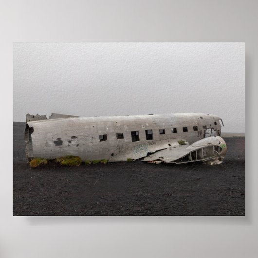 DC9飛行機の残骸 ポスター (正面)