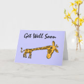 DC-おもしろいなキリンは健康なカードを得ます カード (黄色い花)