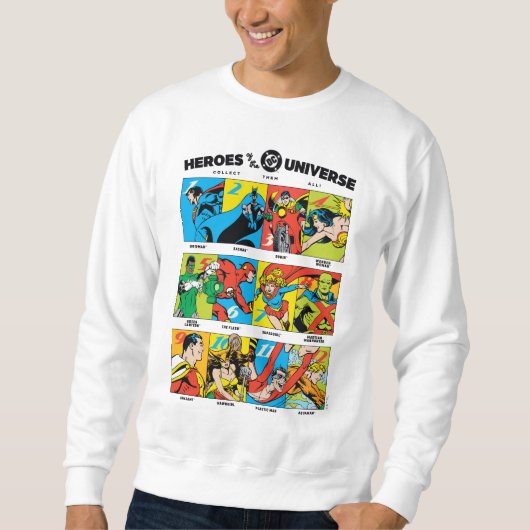 DC™ユニバースのヒーローたち スウェットシャツ (正面)