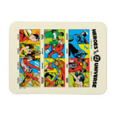 DC™ユニバースのヒーローたち マグネット (横)