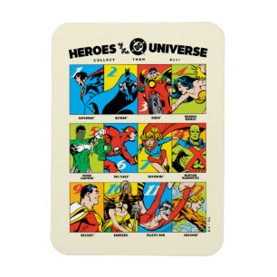 DC™ユニバースのヒーローたち マグネット