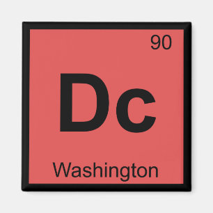 Dc -ワシントン化学の定期表記号 マグネット