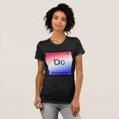 Dc - ワシントン、元素記号 tシャツ (正面フル)