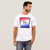 Dc - ワシントン、元素記号 tシャツ (正面フル)