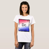 Dc - ワシントン、元素記号 tシャツ (正面フル)