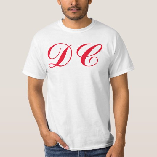 DC(ワシントンDC)スタイル7 Tシャツ (正面)