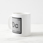 Dc -解体化学周期表 コーヒーマグカップ (正面左)