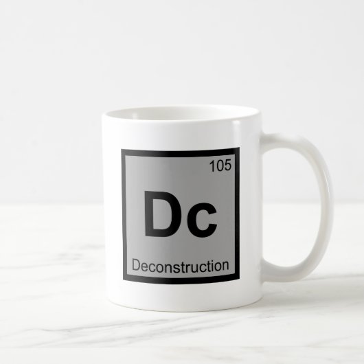 Dc -解体化学周期表 コーヒーマグカップ (右)