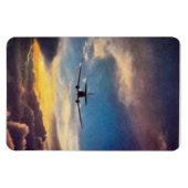 DC-3エアライナー&セッティングサンマグネット マグネット (横)