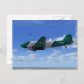 DC-3フォーメーションハガキ[BAV] ポストカード (正面/裏面)