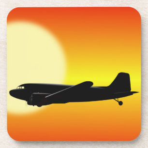 DC-3通過する太陽。 コースター