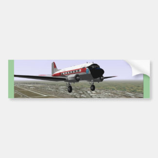 DC-3離陸 バンパーステッカー