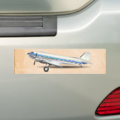 DC-3 バンパーステッカー (車上)