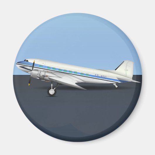 DC-3 マグネット (正面)