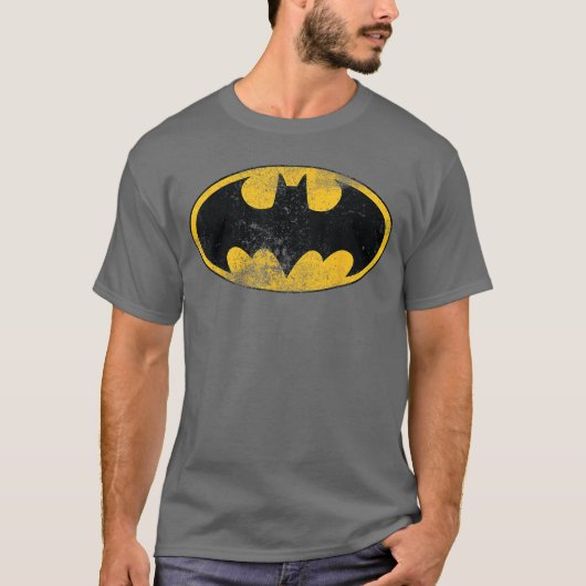 DC Batman Logo Classic Distressed Tシャツ (正面)