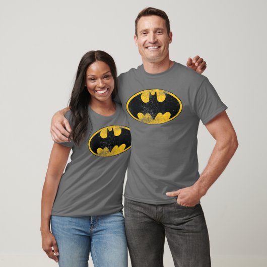 DC Batman Logo Classic Distressed Tシャツ (ユニセックス)