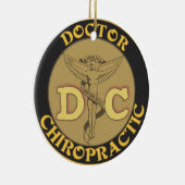 DC CHIROPRACTIC CHRISTMAS ORNAMENT博士 セラミックオーナメント (右)