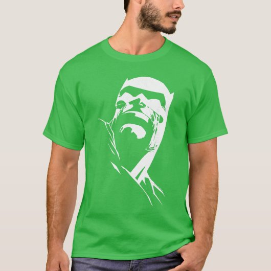 DC Comics Batman Simple Shadow Portrait boy Tシャツ (正面)