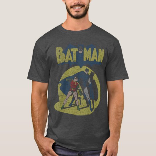 DC Comics Batman Vintage Spotlight Tシャツ (正面)