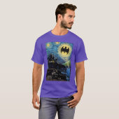 DC Comics Batmanhe Dark Knight Starry Night Style  Tシャツ (正面フル)