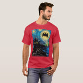 DC Comics Batmanhe Dark Knight Starry Night Style Tシャツ (正面フル)